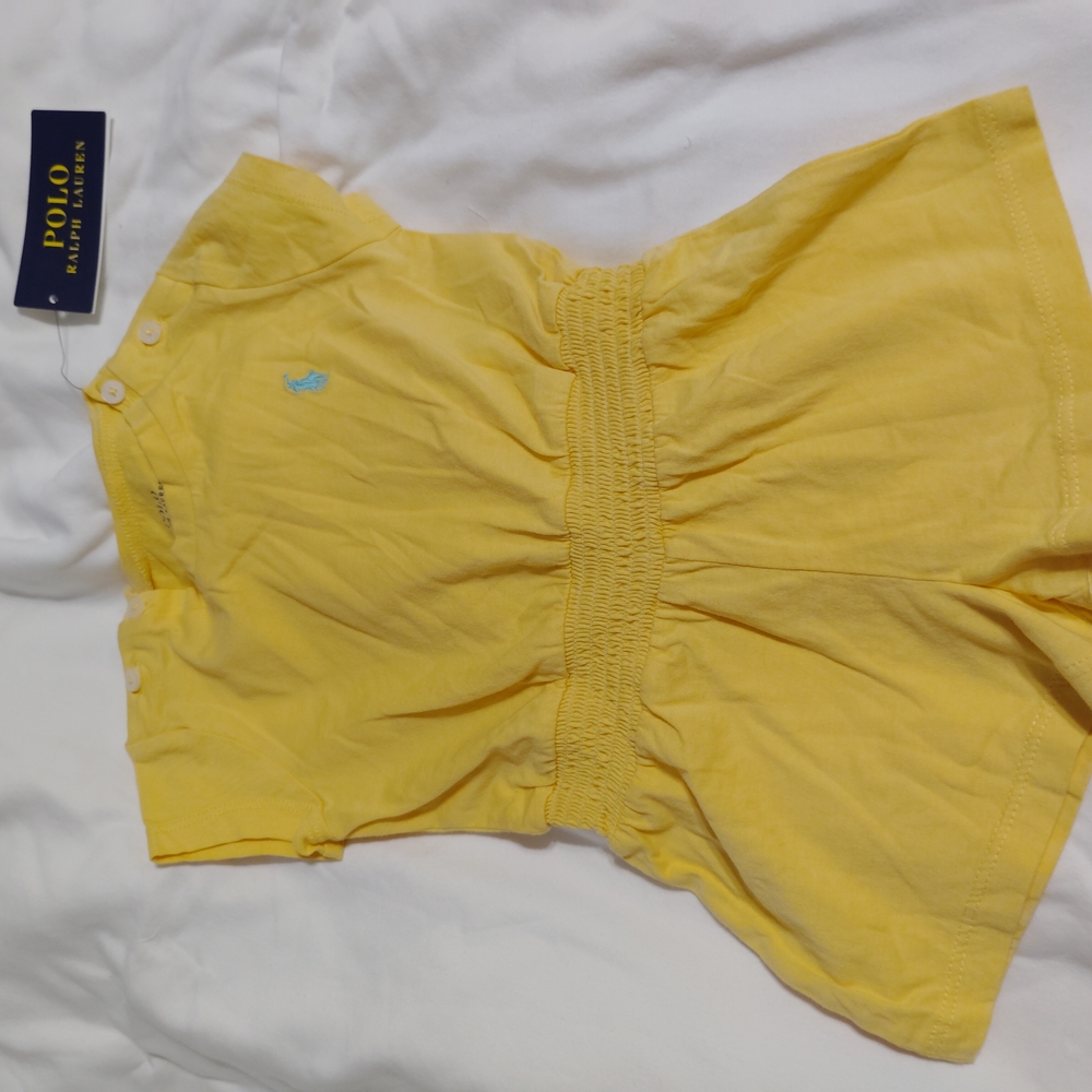 Polo Ralph Lauren Bright Yellow Baby Outfit